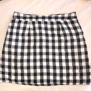 Forever 21 checkered skirt